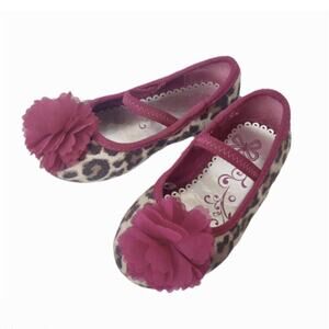 Children's Place Animal Print Ballet Flats Size 6